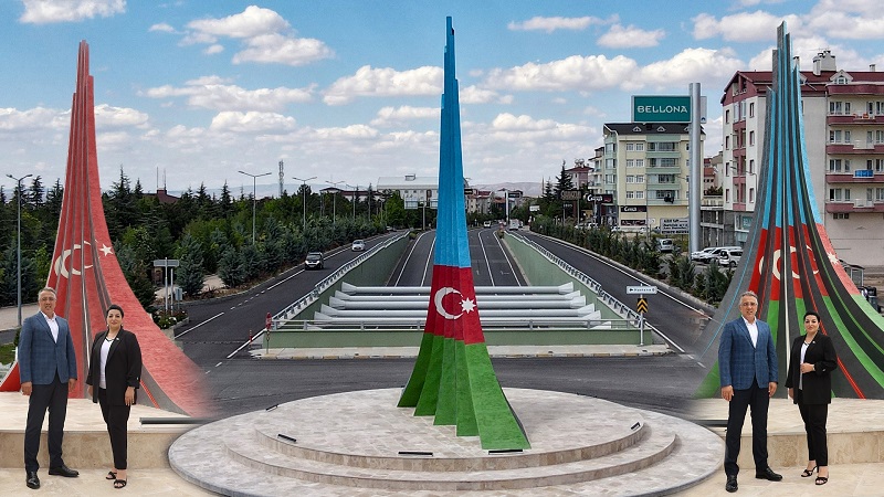 Deputat Türkiyə-Azərbaycan Qardaşlığı abidəsini ziyarət edib - FOTOLAR