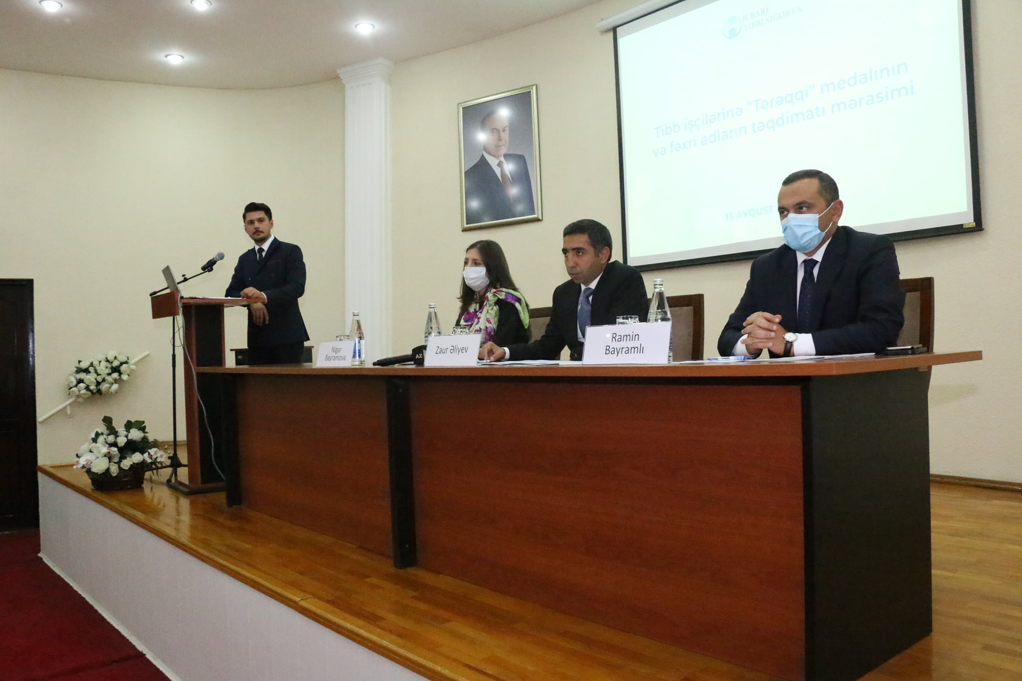 Səhiyyə işçilərinə dövlət mükafatları təqdim edildi
