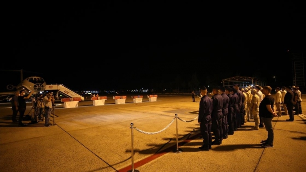 Türkiyə hərbçilərin cənazələrini Rusiyaya göndərdi  
