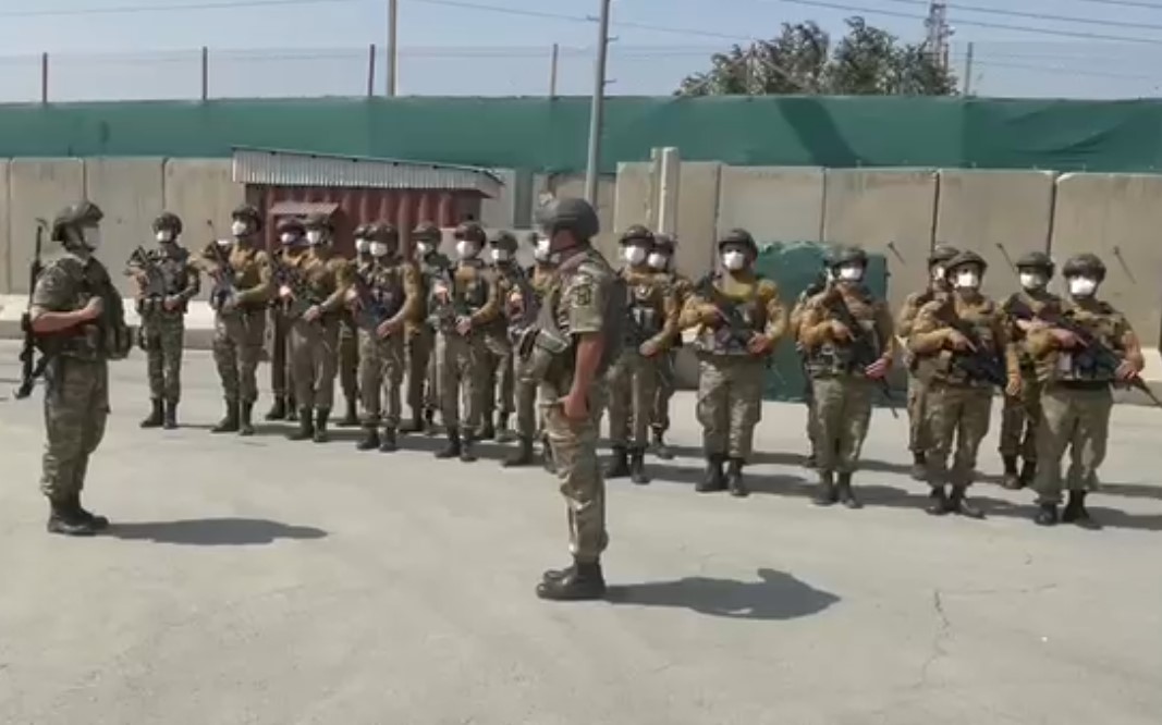 Kabildəki Azərbaycan sülhməramlılarının yeni görüntüləri - VİDEO  
