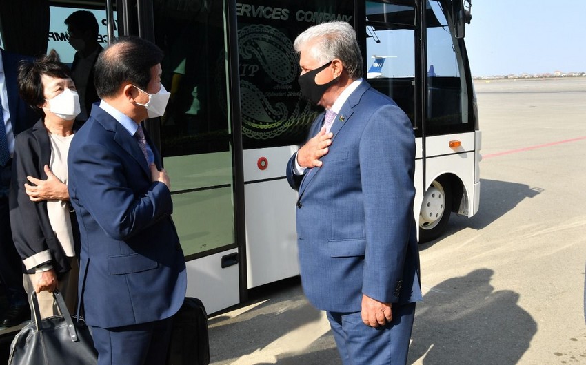 Koreya Milli Assambleyasının sədri Azərbaycana gəldi
