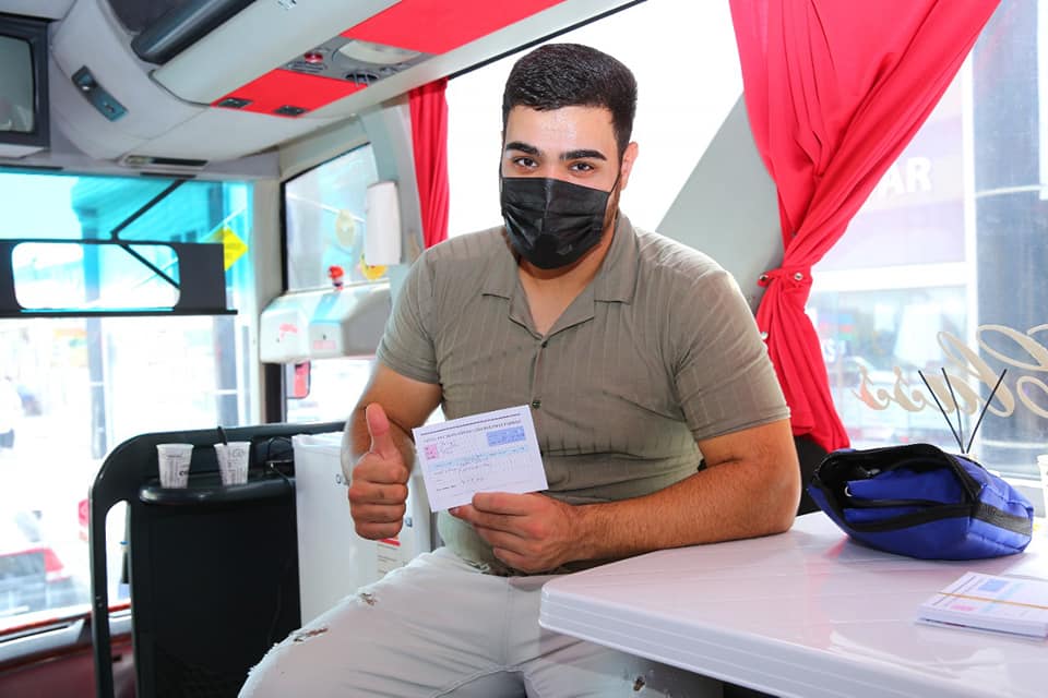 Səyyar avtobus məntəqələrində vaksinasiyaya başlanıldı