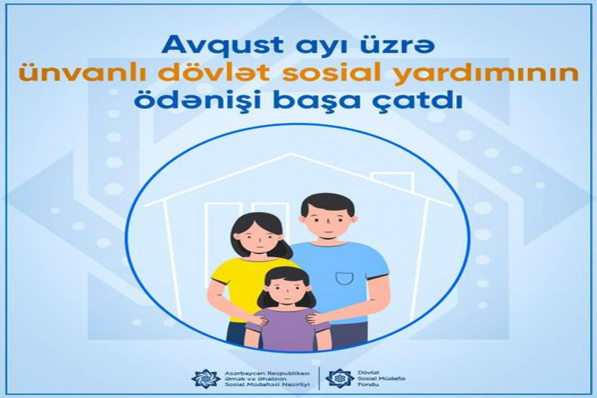 Ünvanlı sosial yardımın ödənilməsi başa çatdı