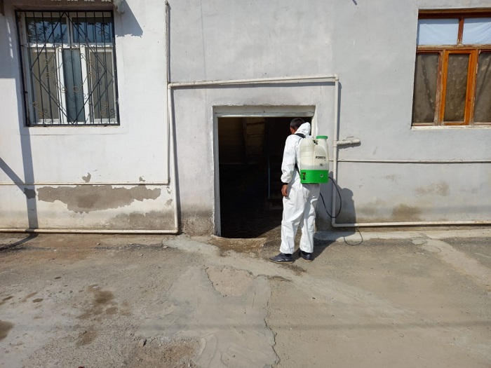 Hacıqabulda dezinfeksiya işləri davam edir