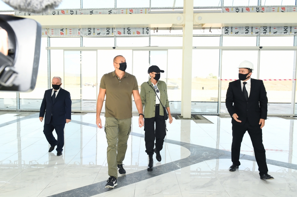 Mehriban Əliyeva Füzuli aeroportundan paylaşım etdi  