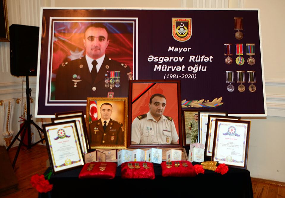 Şəhid mayorun doğum günündə xatirəsi anıldı - VİDEO
