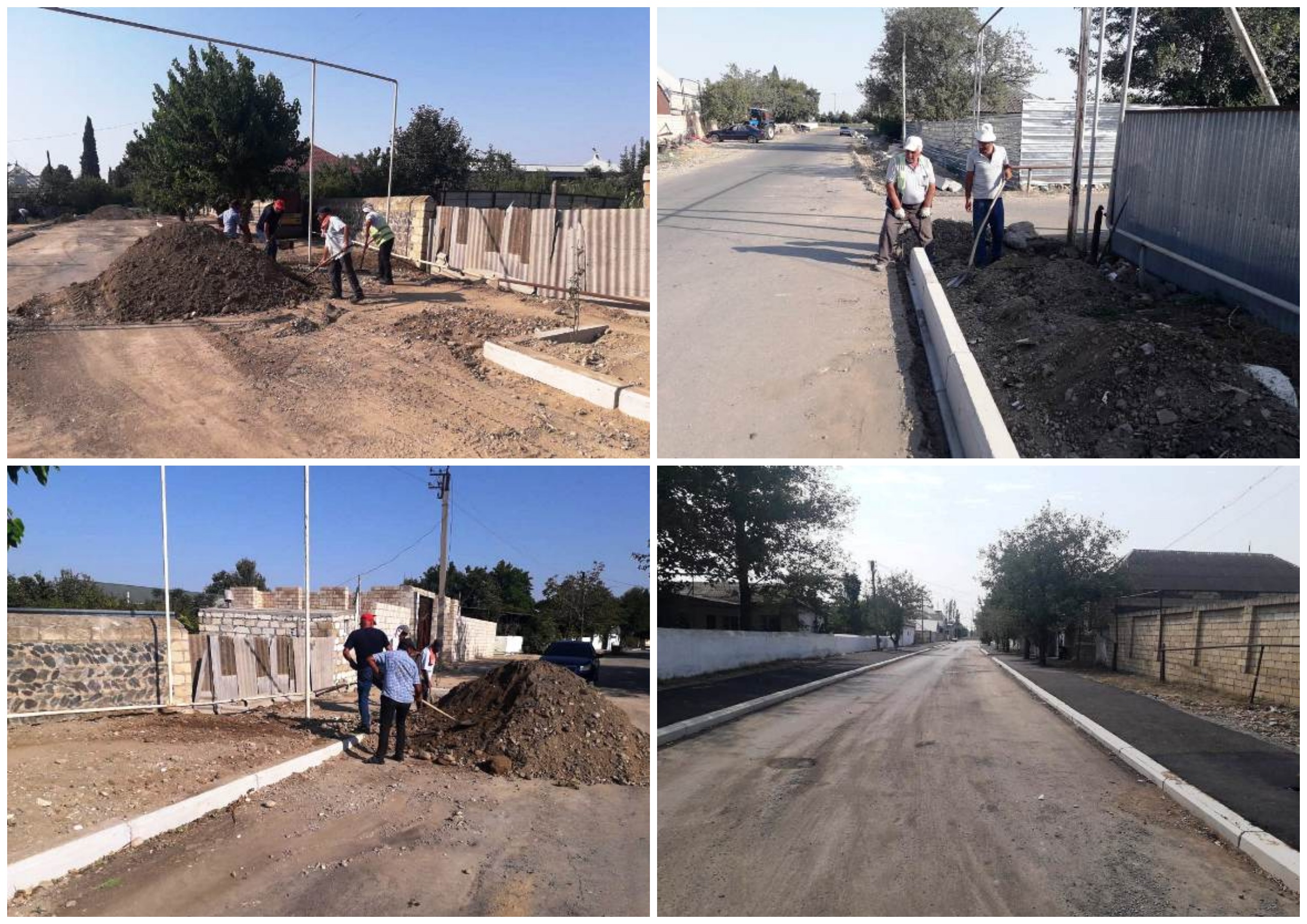 Goranboyda abadlıq, quruculuq işləri davam etdirilir