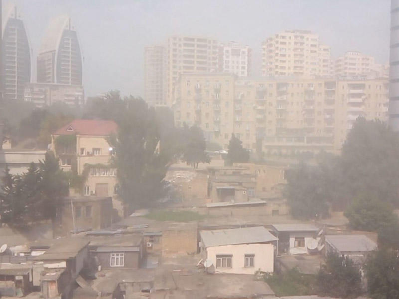 Havada tozun miqdarı normadan 2 dəfə çoxdur