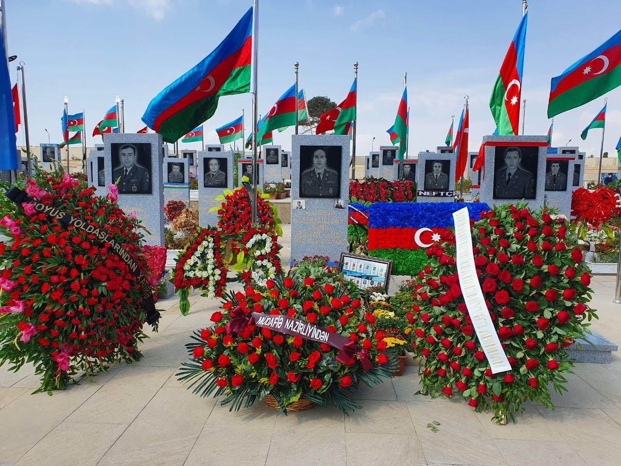 Şəhid polkovnikin doğum günü qeyd olunub - FOTOLAR