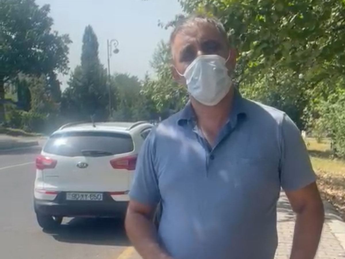 Gəzintiyə çıxan koronavirus xəstəsi saxlanıldı