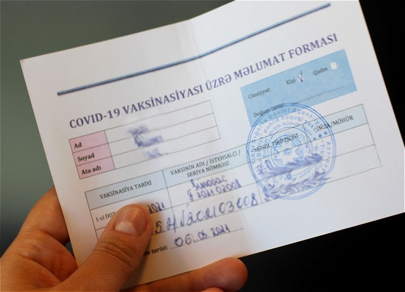 Ağcabədidən xaricə saxta COVID pasportu satırlarmış...