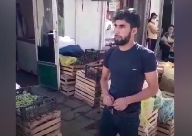 Marketə gedən koronavirus xəstəsi həbs edildi