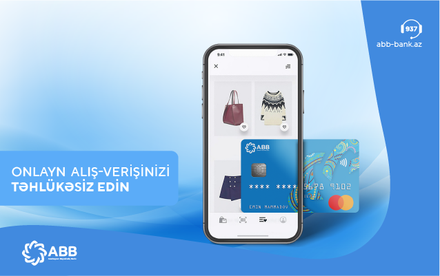 ABB-nin Mastercard ödəniş kartları ilə onlayn alış-veriş daha təhlükəsiz oldu!  