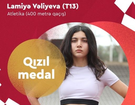 Lamiyə Vəliyeva Paralimpiya çempionu oldu