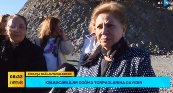 Milli Qəhrəmanın bacısı Kəlbəcərə səfərindən danışdı - VİDEO