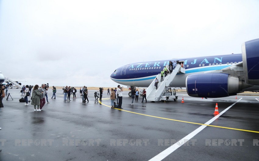 Moldova mətbuatı Füzuli aeroportundan yazdı