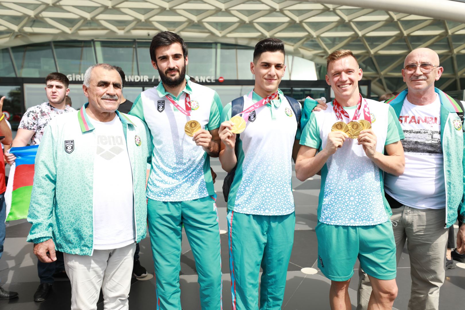 Paralimpiyaçılarımızın növbəti qrupu Tokiodan qayıtdı