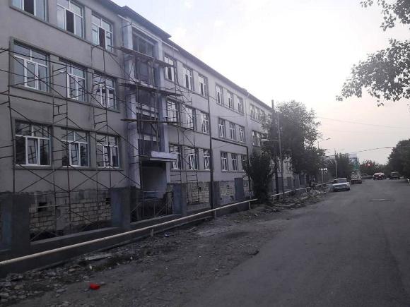 Goranboyda 720 şagirdlik məktəbin tikintisi yekunlaşır  