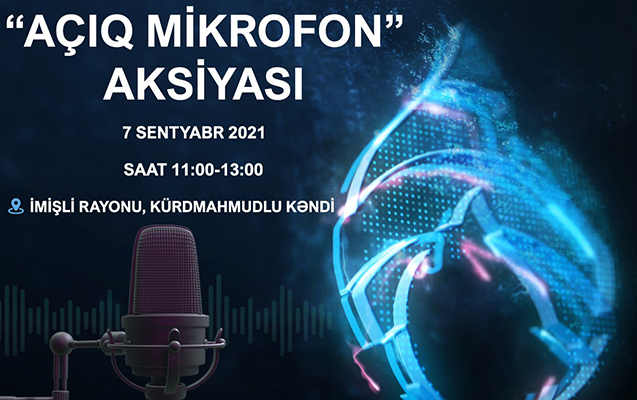 Növbəti “Açıq mikrofon” İmişlidə qurulacaq