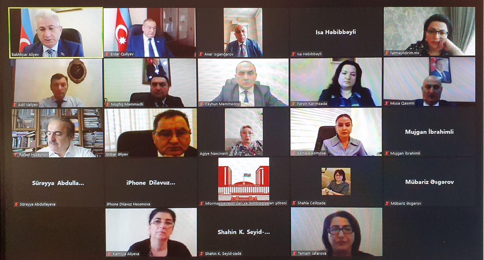 Milli Məclisin ilk komitə iclası: Bu məsələlər müzakirə olundu