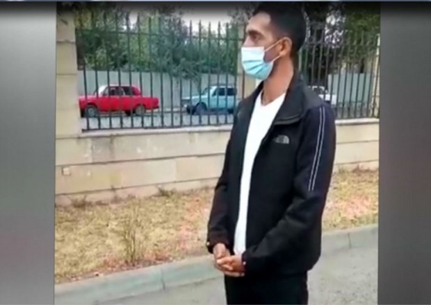 Koronavirus xəstəsi küçədə saxlanıldı