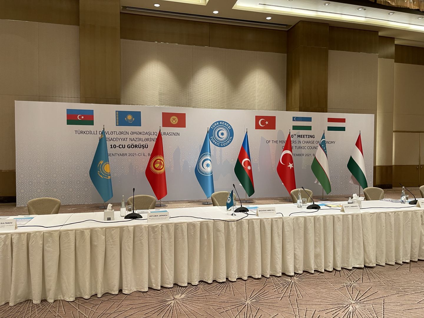 Bakıda Türk Şurasının iqtisadiyyat nazirlərinin 10-cu iclası keçirilir