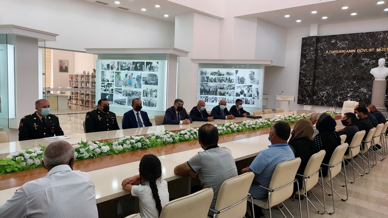 Hacıqabulda Vətən müharibəsi şəhidlərinin medalları ailə üzvlərinə verildi