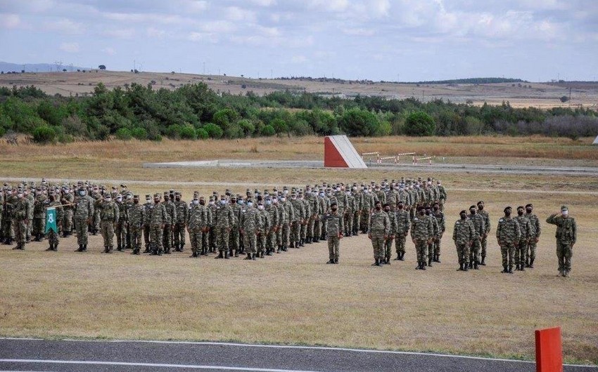 Azərbaycan hərbçiləri Türkiyədə təlimdə - FOTO