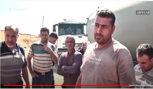 Ermənistana yanacaq daşıyan TIR sürücüləri azərbaycanca danışır – VİDEO