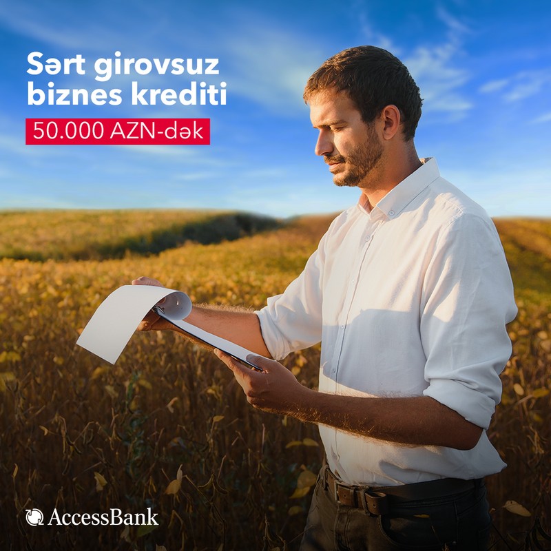 “AccessBank”dan sərt girovsuz mikro və aqro kreditlər