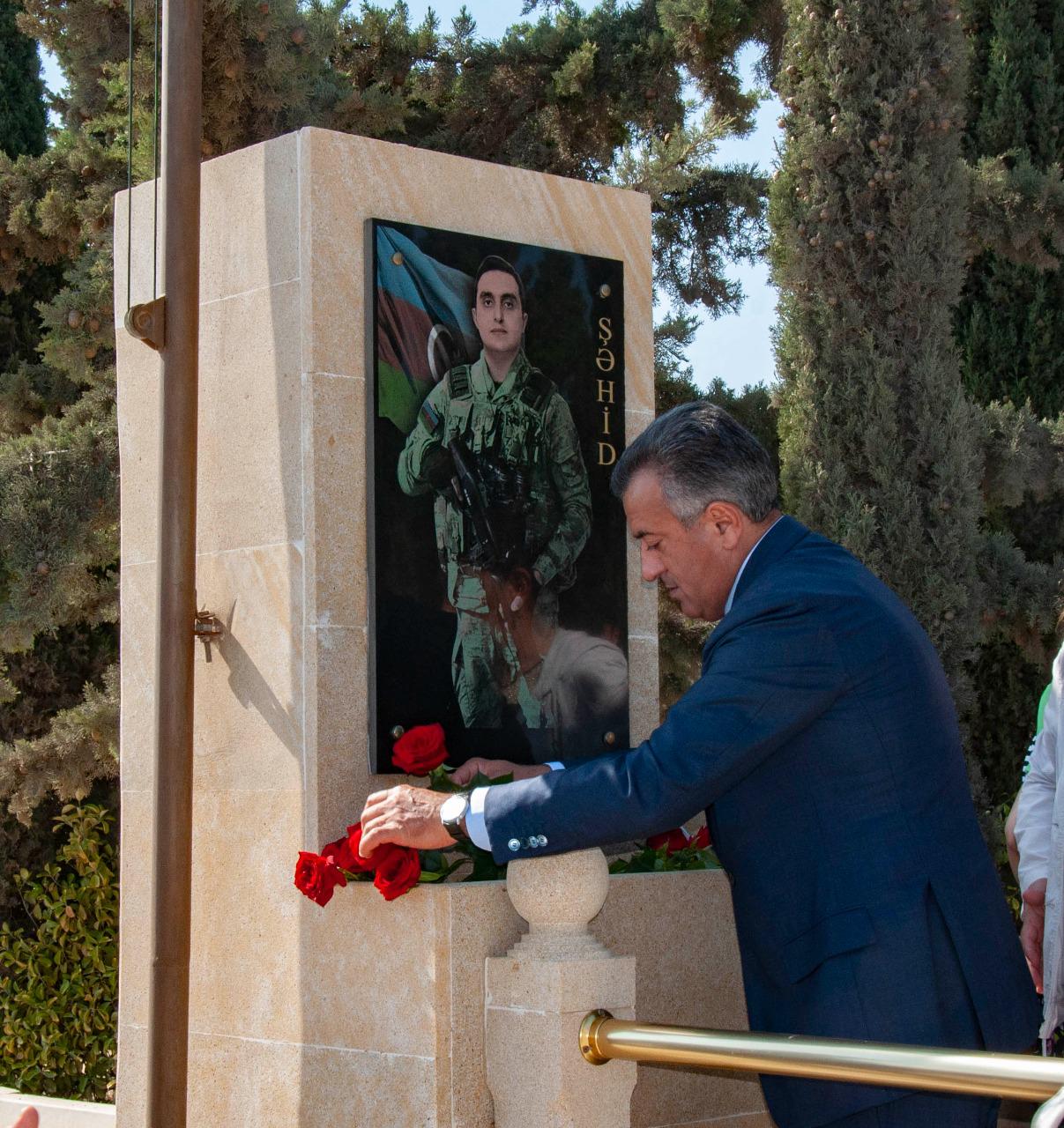 Vətən Müharibəsi şəhidinin doğum günü qeyd olundu - FOTOLAR