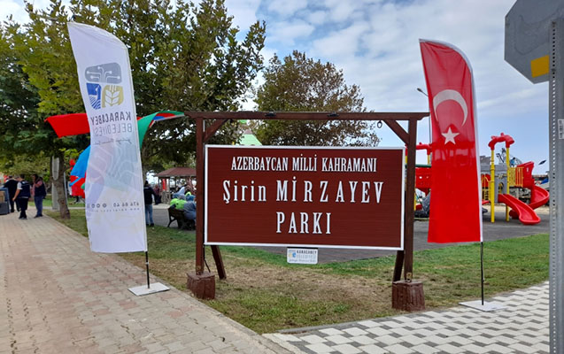 Türkiyədə Milli Qəhrəmanımızın adına park açıldı - FOTOLAR