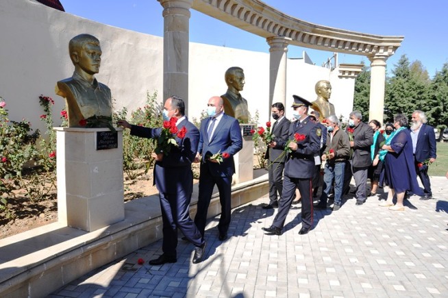 Goranboyda şəhidlər yad edildi