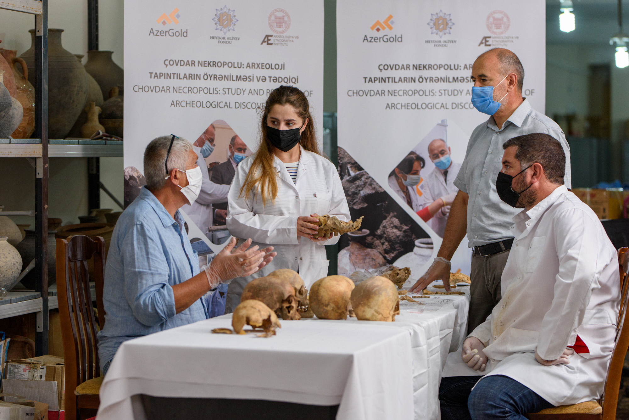 Çovdardakı tapıntılar analiz olunur