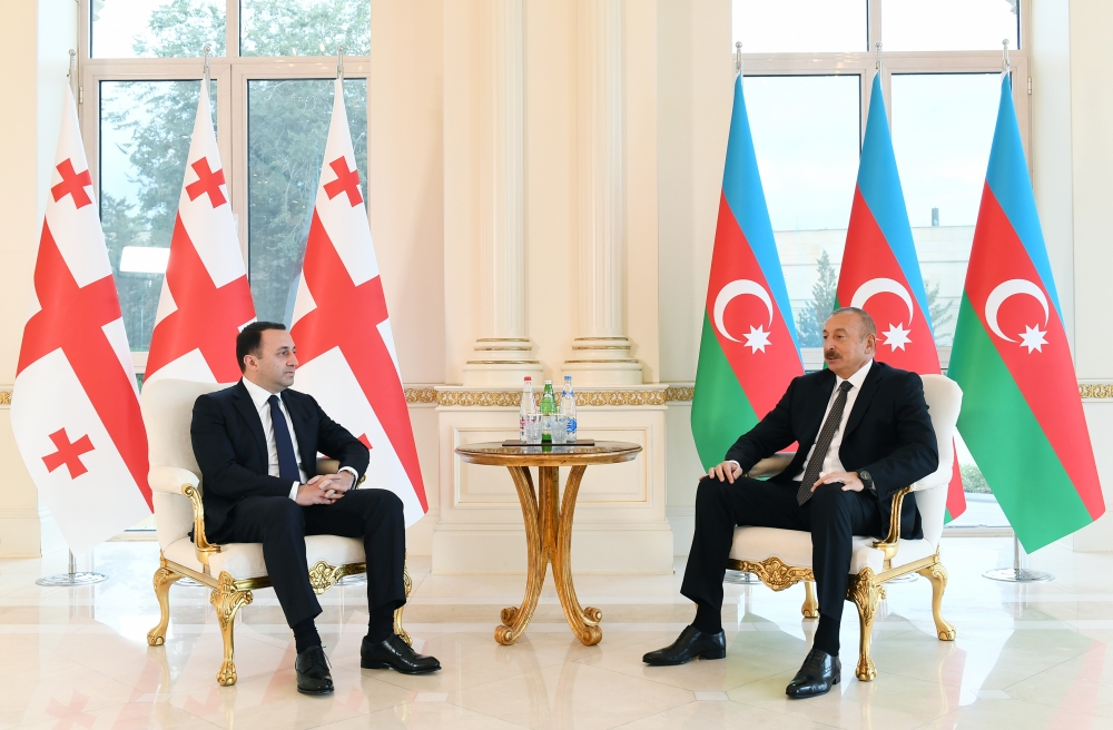 Prezident Gürcüstanın Baş naziri ilə görüşüb - YENİLƏNİB