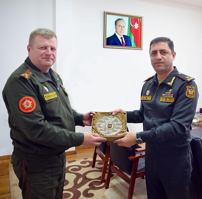 Azərbaycan və Belarus generalları görüşüb - FOTO