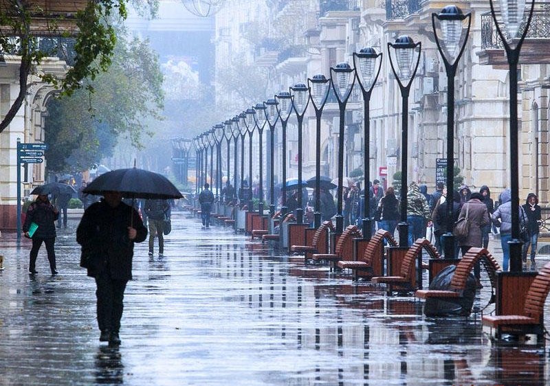 Sabah Bakıya yağış, rayonlara qar YAĞACAQ
