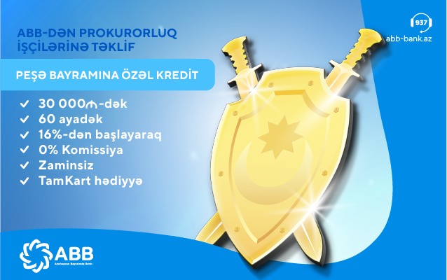 Prokurorluq işçilərinə özəl kredit