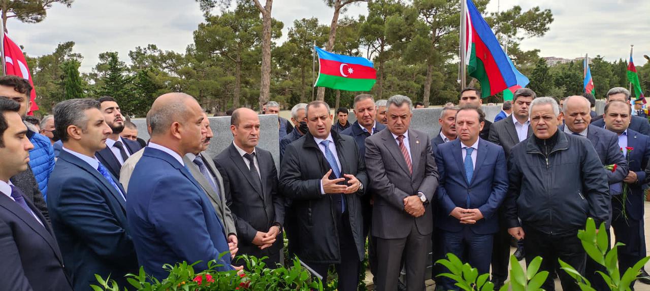 Nərimanovda Şəhidin anım günü - FOTOLAR