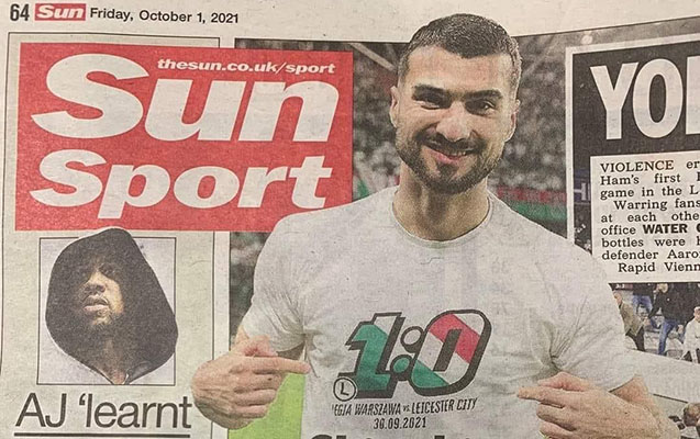 “The Sun” Mahir Emrelini manşetə çıxardı
