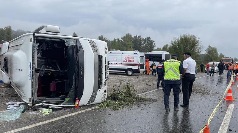 Türkiyədə avtobus qəzası: ölənlər var