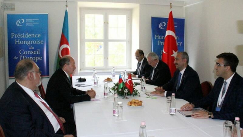 Ədliyyə naziri türkiyəli həmkarı ilə görüşüb