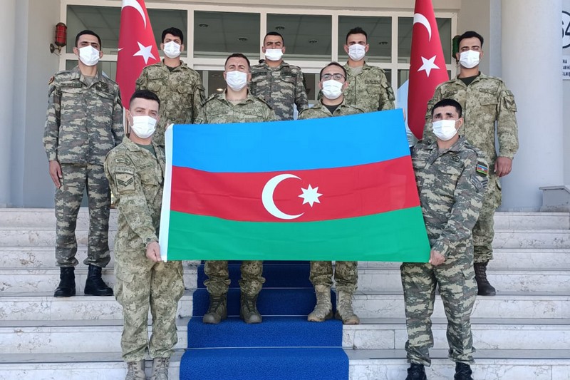 Azərbaycan hərbçiləri Türkiyədə təlimdə - FOTO