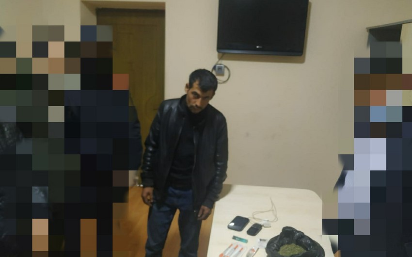 Tüfəng oğurlayan şəxsdə narkotik aşkarlandı