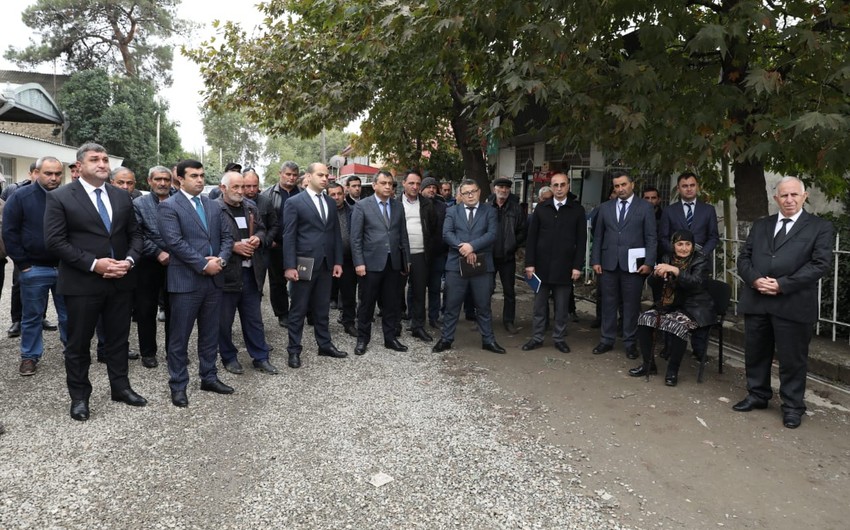 “Azəriqaz” rəsmiləri Şəmkirdə - FOTO