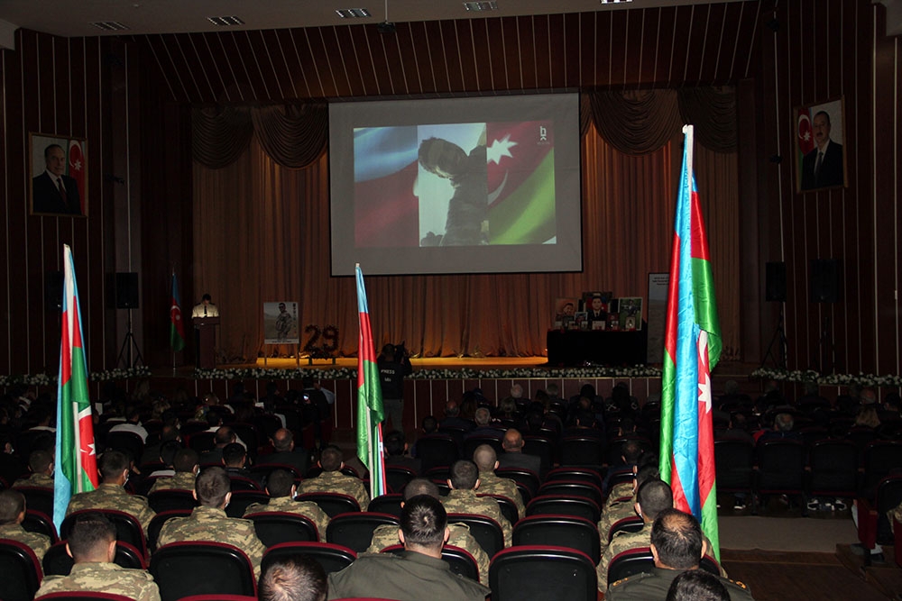 Şəhid baş leytenantın xatirəsi anıldı