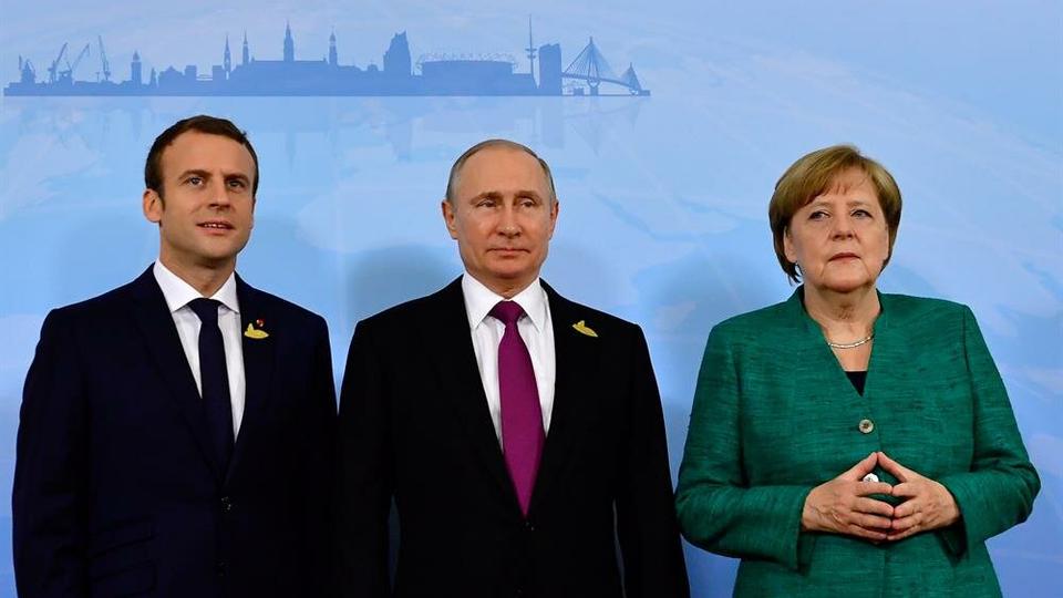 Merkel və Makron Putinlə də DANIŞDI