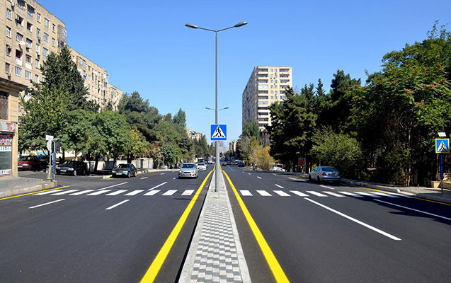 Bakıda bu yolda hərəkət məhdudlaşdırılır