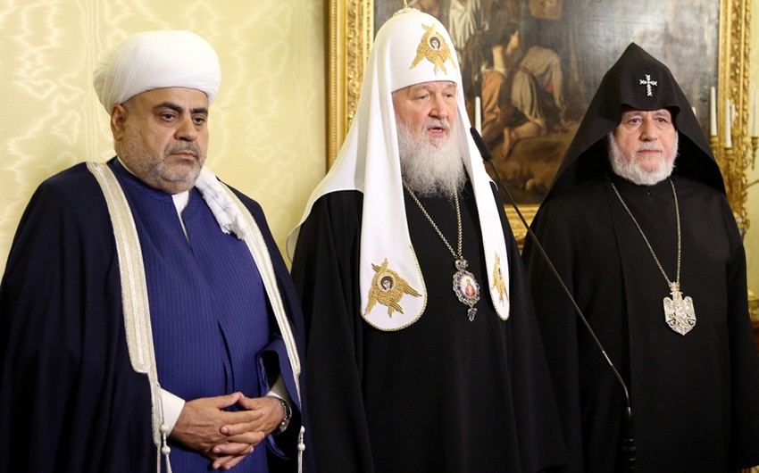 Moskvada dini liderlərin üçtərəfli görüşü keçirilir