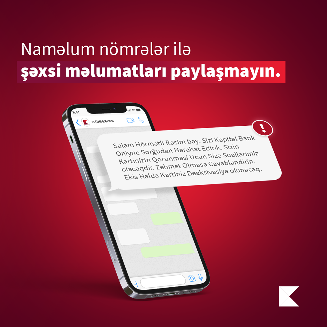 Özünüzü bank dələduzlarından qoruyun